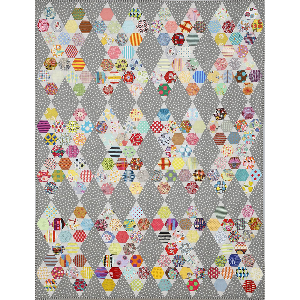 Jen Kingwell, Hexie Kisses Quilt Pattern image # 62433