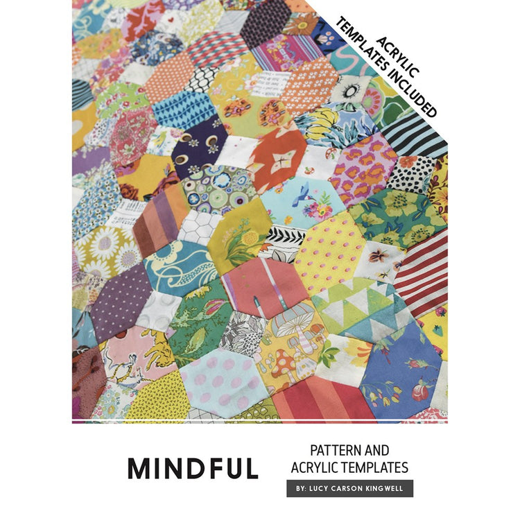 Jen Kingwell, Mindful Quilt Pattern with Template image # 63323