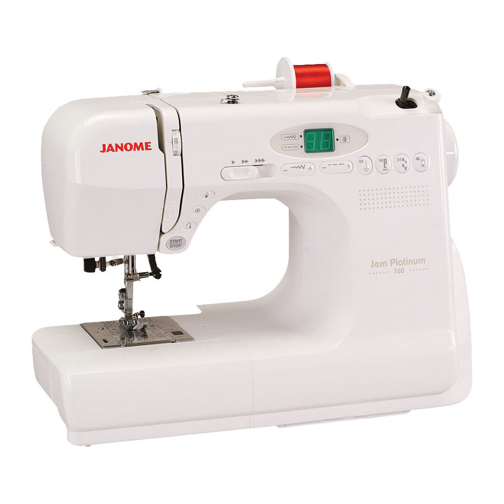 Janome Jem Platinum 760 Computerized Sewing Machine image # 48305