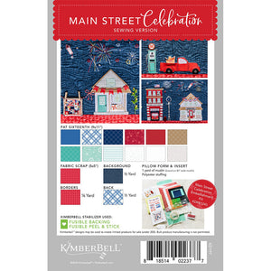 Kimberbell, Main Street Celebration Bench Pillow Pattern image # 73790