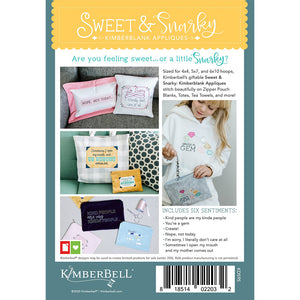 Kimberbell Sweet & Snarky Applique CD Pattern image # 73714