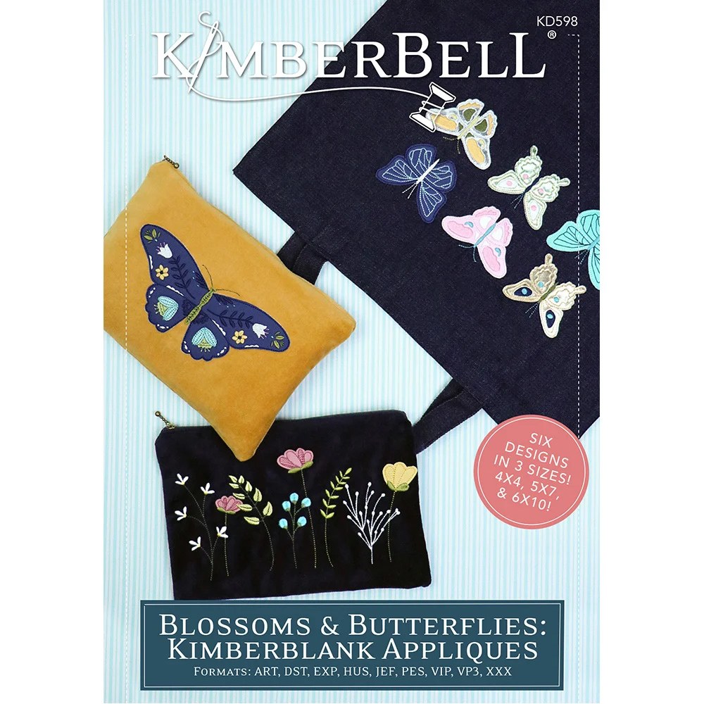 Kimberbell Blossoms & Butterflies Applique CD Pattern image # 73717