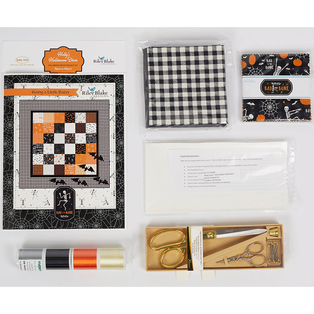 Baby Lock & Riley Blake Halloween DÃƒÂ©cor Project Kit image # 122229