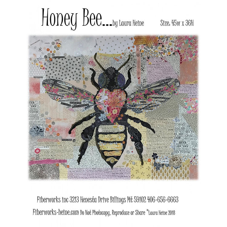 Honey Bee Collage Quilt Pattern image # 67551