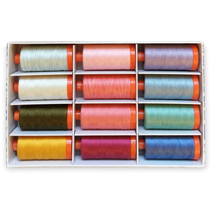 Aurifil, English Garden 12 Spool Thread Collection image # 106604