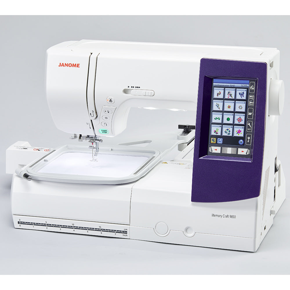 Janome MC9850 Computerized Sewing and Embroidery Machine image # 72710