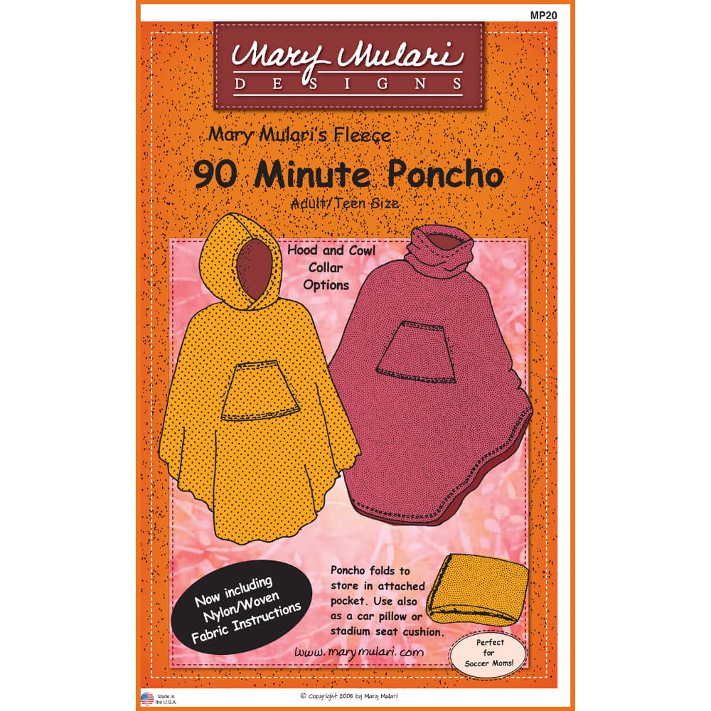 90 Minute Poncho Pattern, Mary Mulari Designs image # 99820