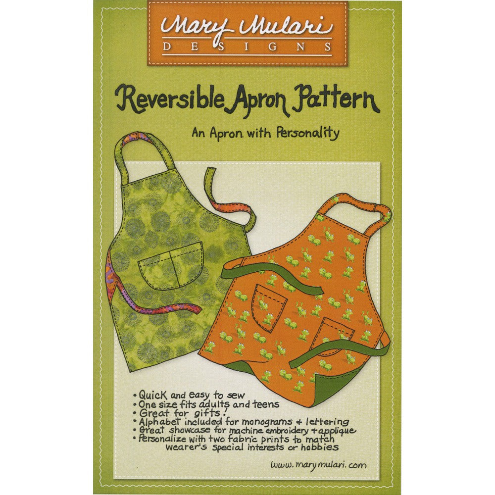 Favorite Reversible Apron Pattern, Mary Mulari Designs image # 84383