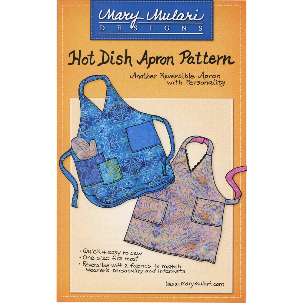 Hot Dish Apron Pattern, Mary Mulari Designs image # 84387