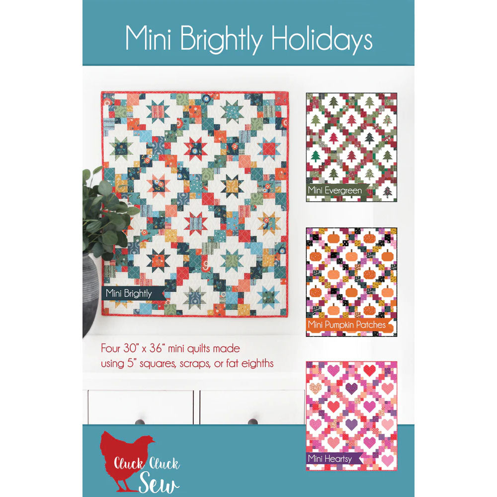 Mini Brightly Holidays Wall Hanging Patterns image # 124475