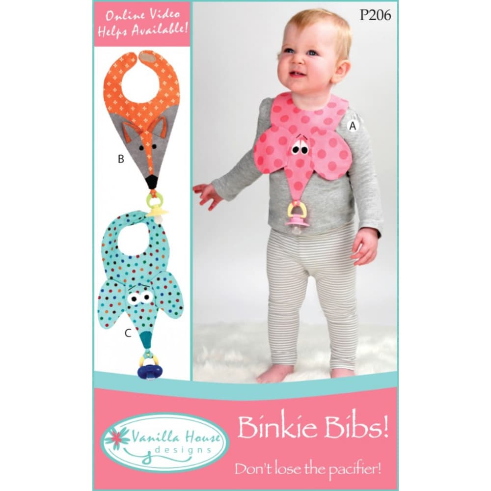 Binkie Bibs Pattern, Vanilla House Designs image # 99837