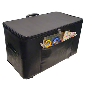 27in Wheeled Sewing Machine Hard Case - Black image # 121414