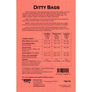 Ditty Bags Pattern image # 48697