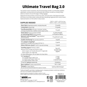 Ultimate Travel Bag 2.0 Pattern image # 75245