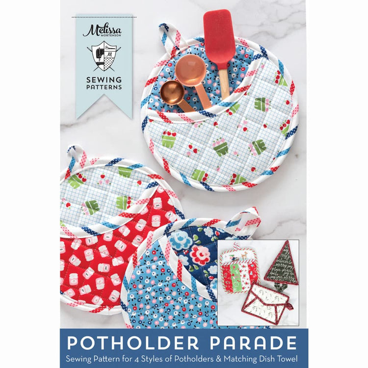 Pot Holder Parade Sewing Pattern, Melissa Mortenson image # 110132