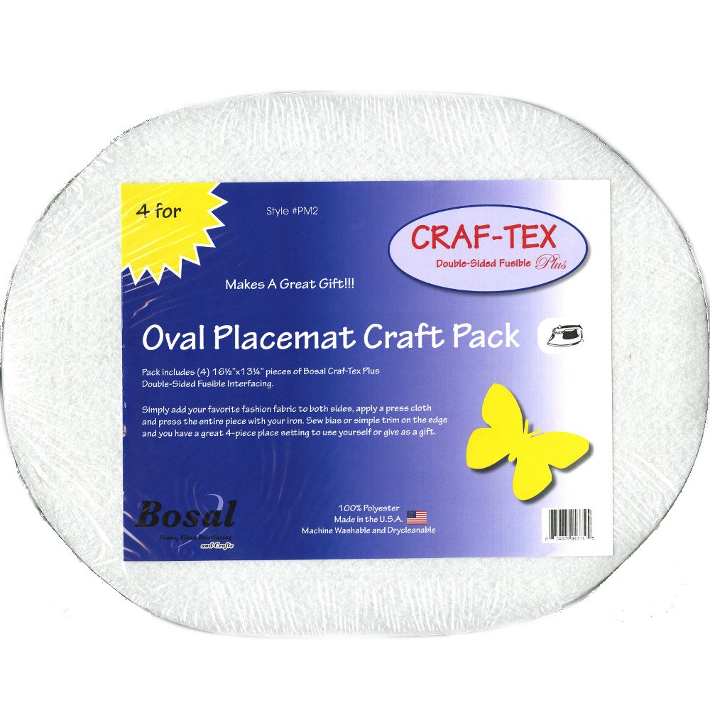 Bosal Oval Placemat Craft Pack - 4pk image # 43807