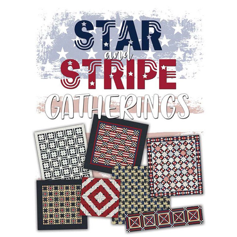 Star and Stripe Gatherings Quilt Book image # 61704