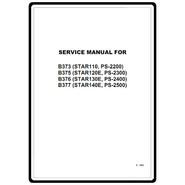 Service Manual, Brother PS2200 image # 15800