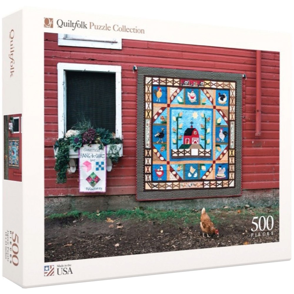 Hanging Around an Open-Air Quilt Show 500pc Jigsaw Puzzle image # 80583