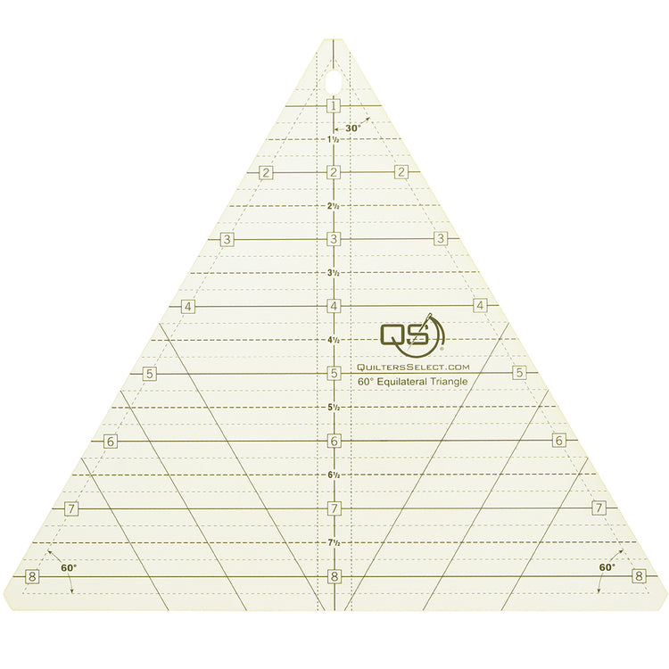 Quilter's Select 60 Degree Triangle Ruler image # 110745