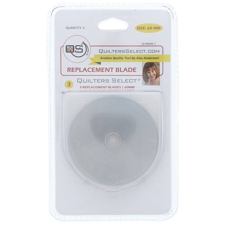 60mm Rotary Blade - 3pk - Quilters Select image # 73549