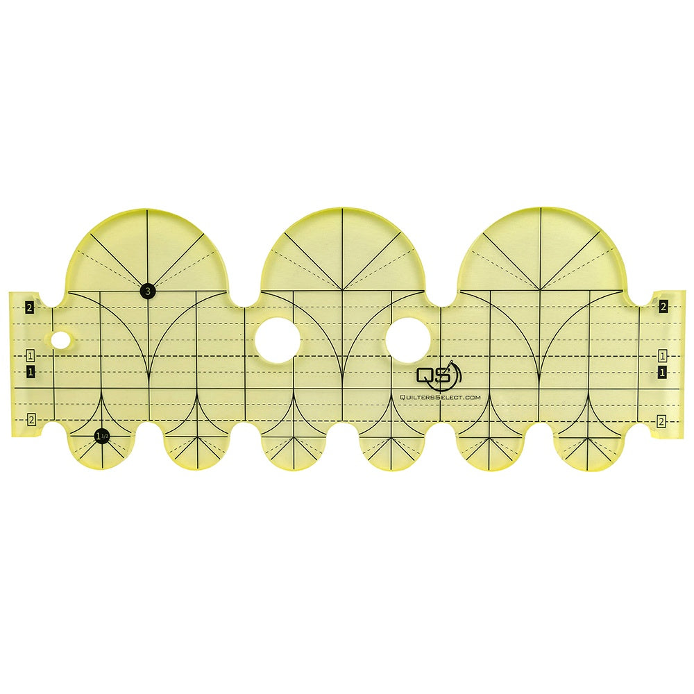 Quilters Select, Diameter Arc Quilting Ruler image # 82998