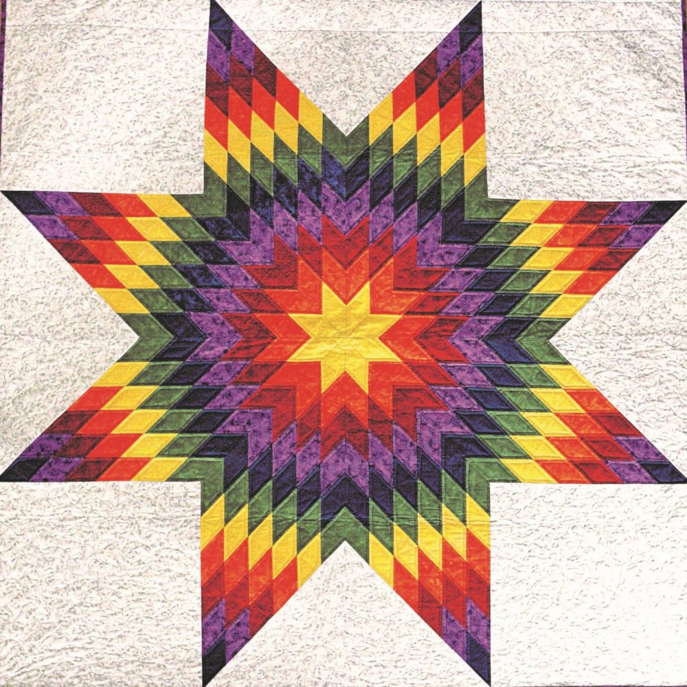 Quiltsmart 58in Lone Star Pattern Kit image # 59156