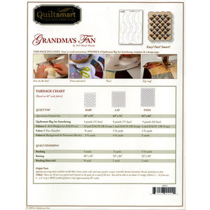 Quiltsmart Grandma's Fan Pattern Kit image # 59161