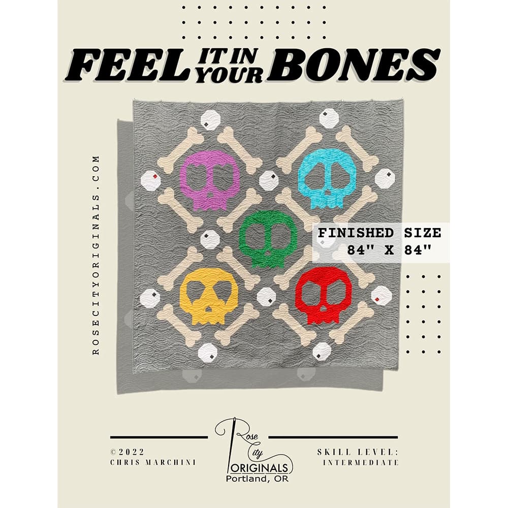 Feel it in Your Bones Patchwork Quilt Pattern image # 122770