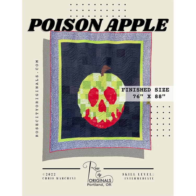 Poison Apple Patchwork Quilt Pattern image # 122793