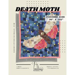 Death Moth Patchwork Quilt Pattern image # 122813