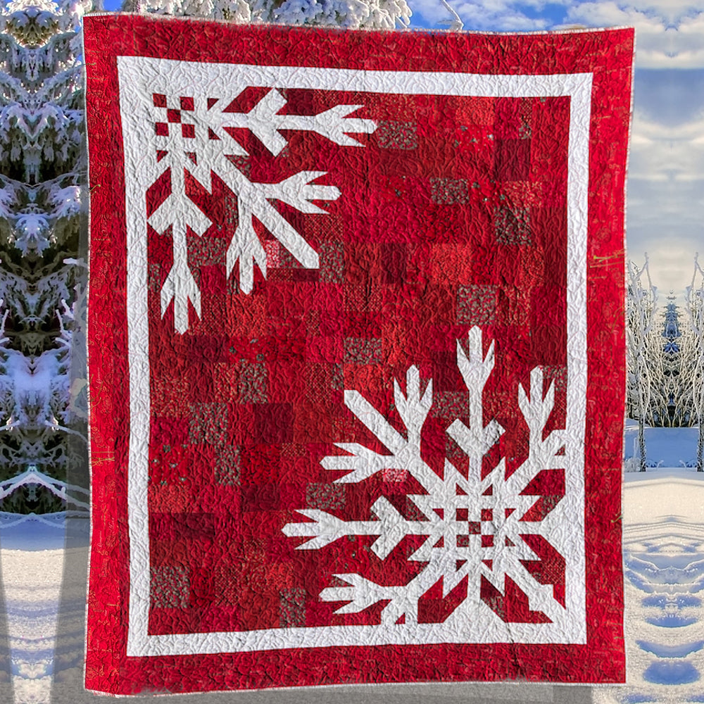 Snow Flurry Patchwork Quilt Pattern image # 122841