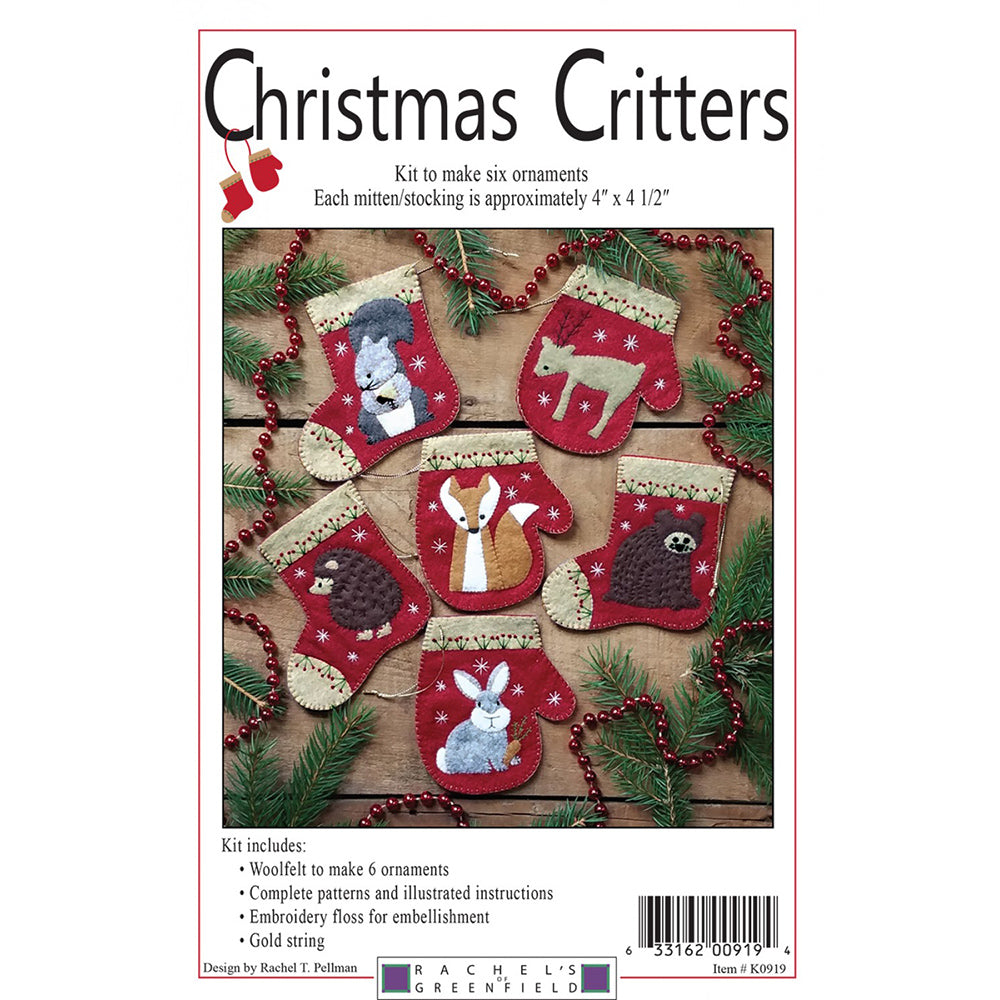 Christmas Critters Ornament Kit image # 61001