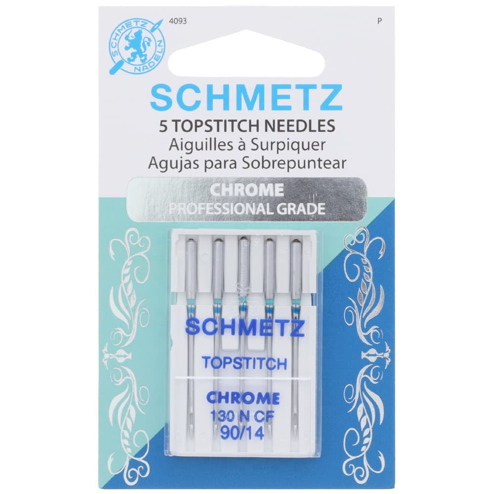 Chrome Topstitch Needles, Schmetz (5pk) image # 84641