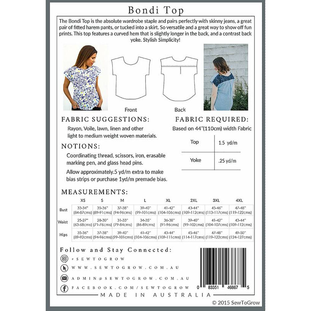 Bondi Top Pattern image # 69739