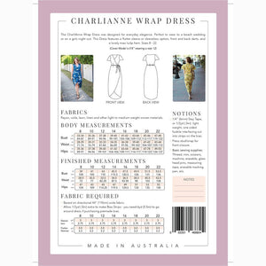 Charli Anne Wrap Dress Pattern image # 101652