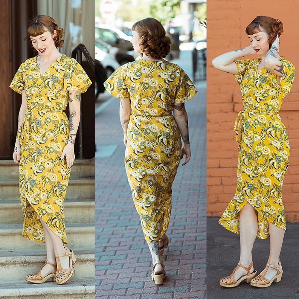 Charli Anne Wrap Dress Pattern image # 101644