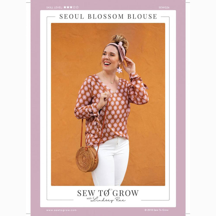 Seoul Blossom Blouse Pattern image # 101667