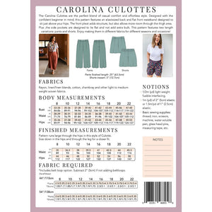 Carolina Culottes Pattern image # 100244