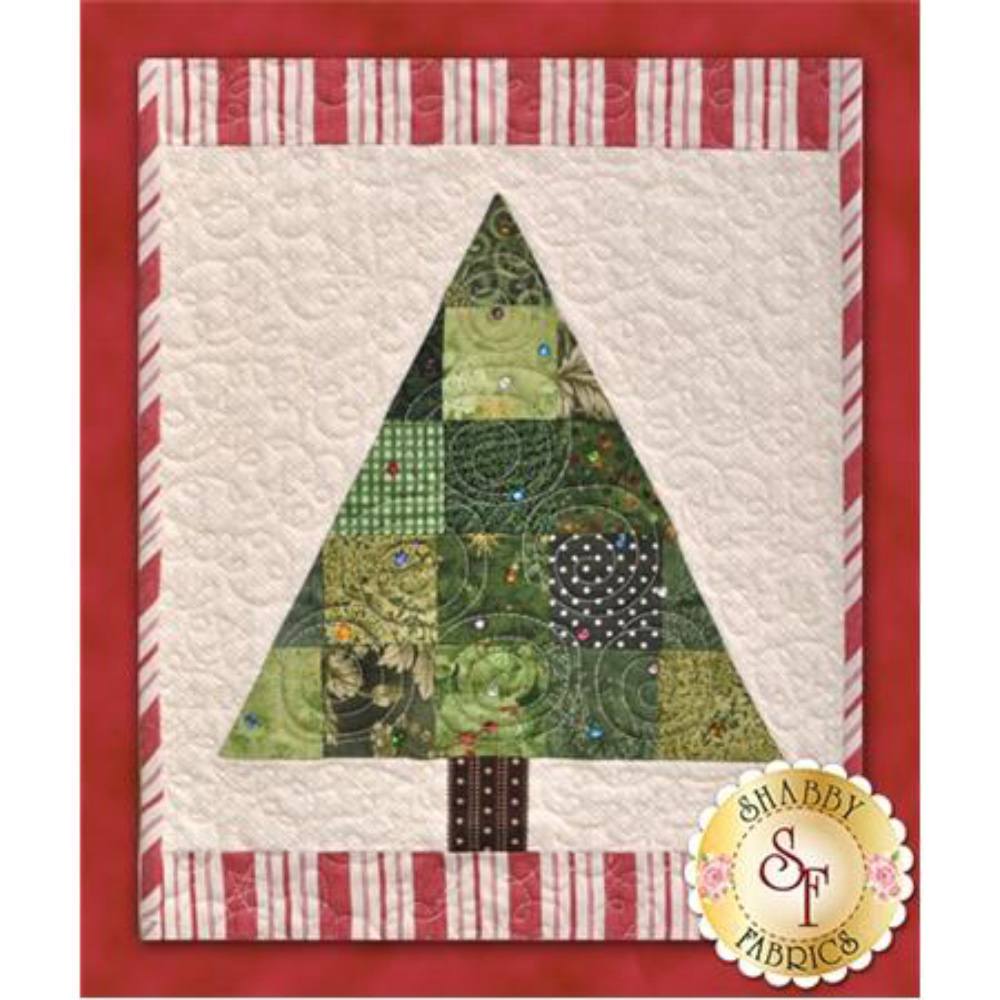 Patchwork Christmas Tree Pattern, Shabby Fabrics image # 80781