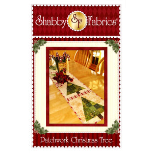 Patchwork Christmas Tree Pattern, Shabby Fabrics image # 35912