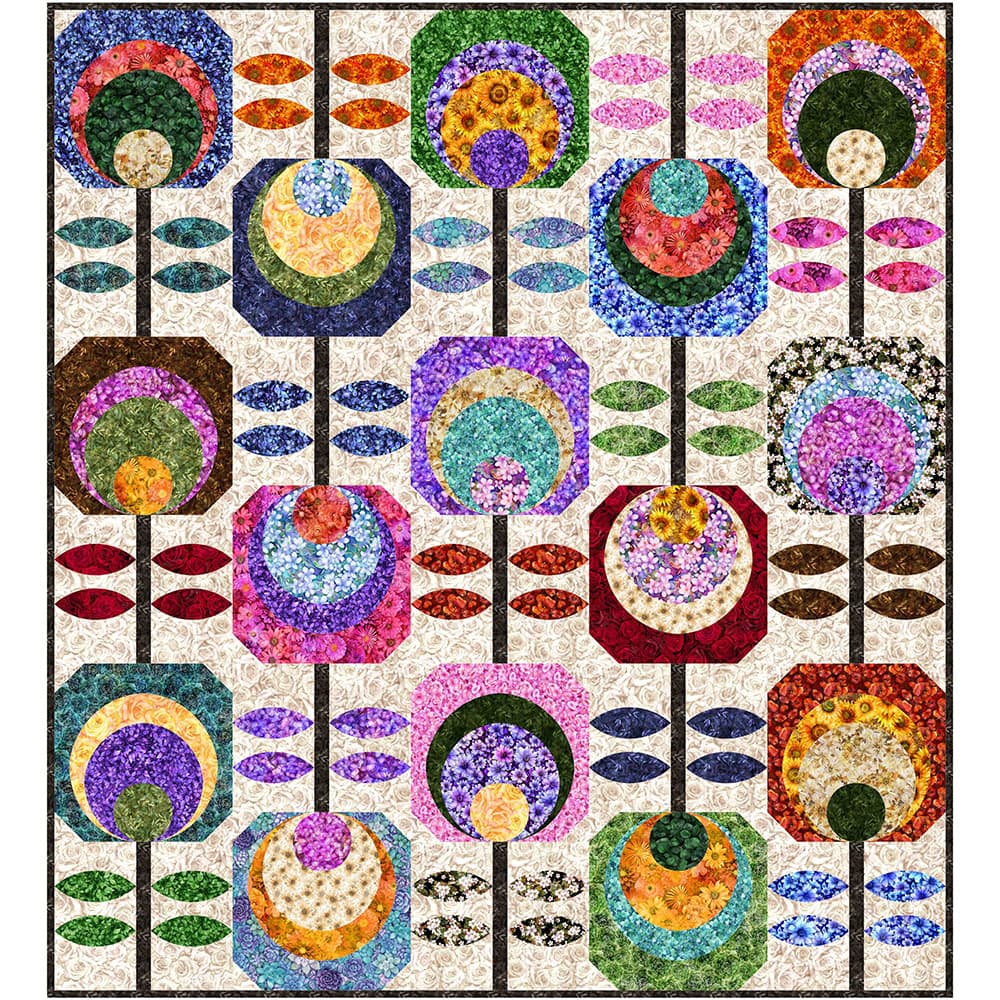 Flower Power Quilt Pattern image # 104059