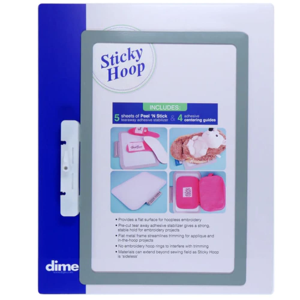 Dime, 8" x 11" Sticky Hoop w/ Stabilizer - Janome image # 122312