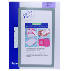 Dime, 8" x 14" Sticky Hoop w/ Stabilizer - Janome image # 122277