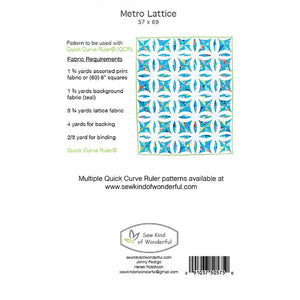 Metro Lattice Quilt Pattern image # 82755