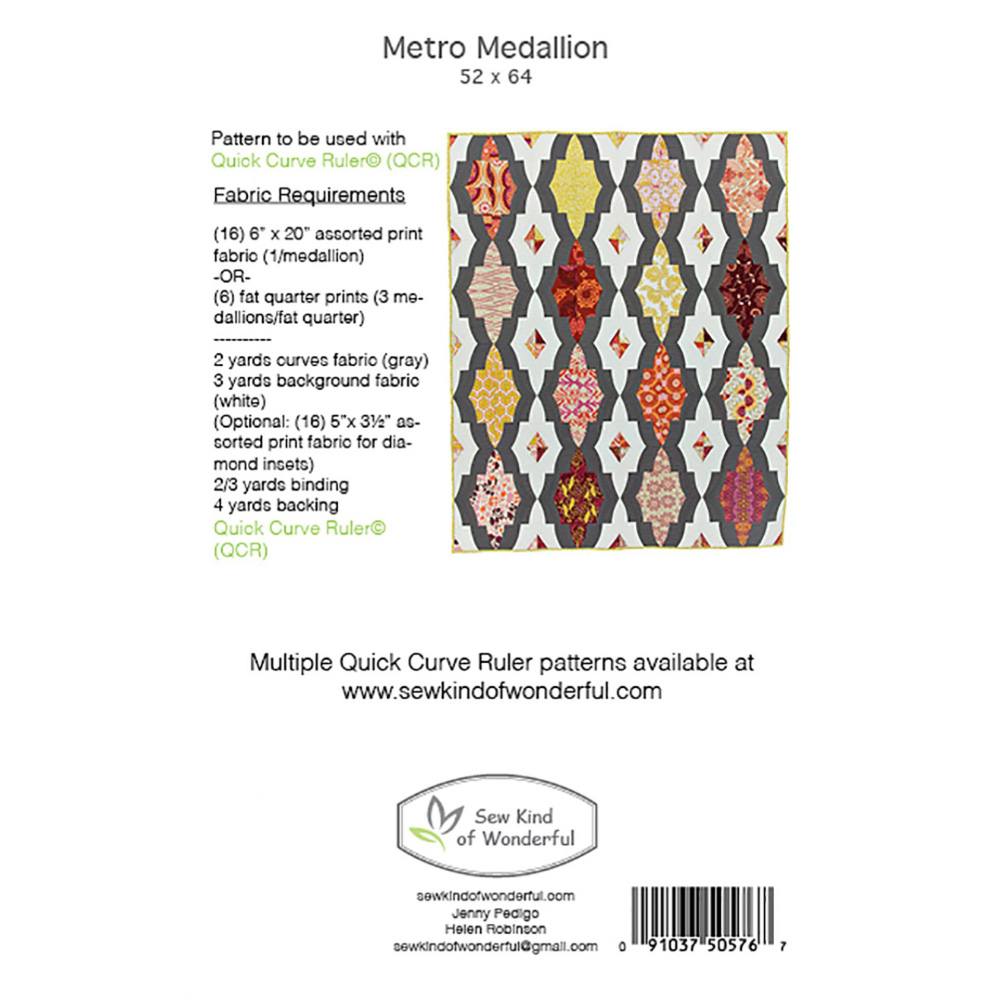 Metro Medallion Quilt Pattern image # 82808