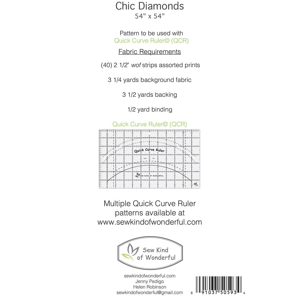 Chic Diamonds Quilt Pattern image # 83579