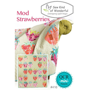 Mod Strawberries Quilt Pattern image # 83575