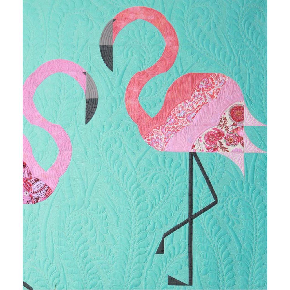 Mod Flamingos Quilt Pattern image # 82330