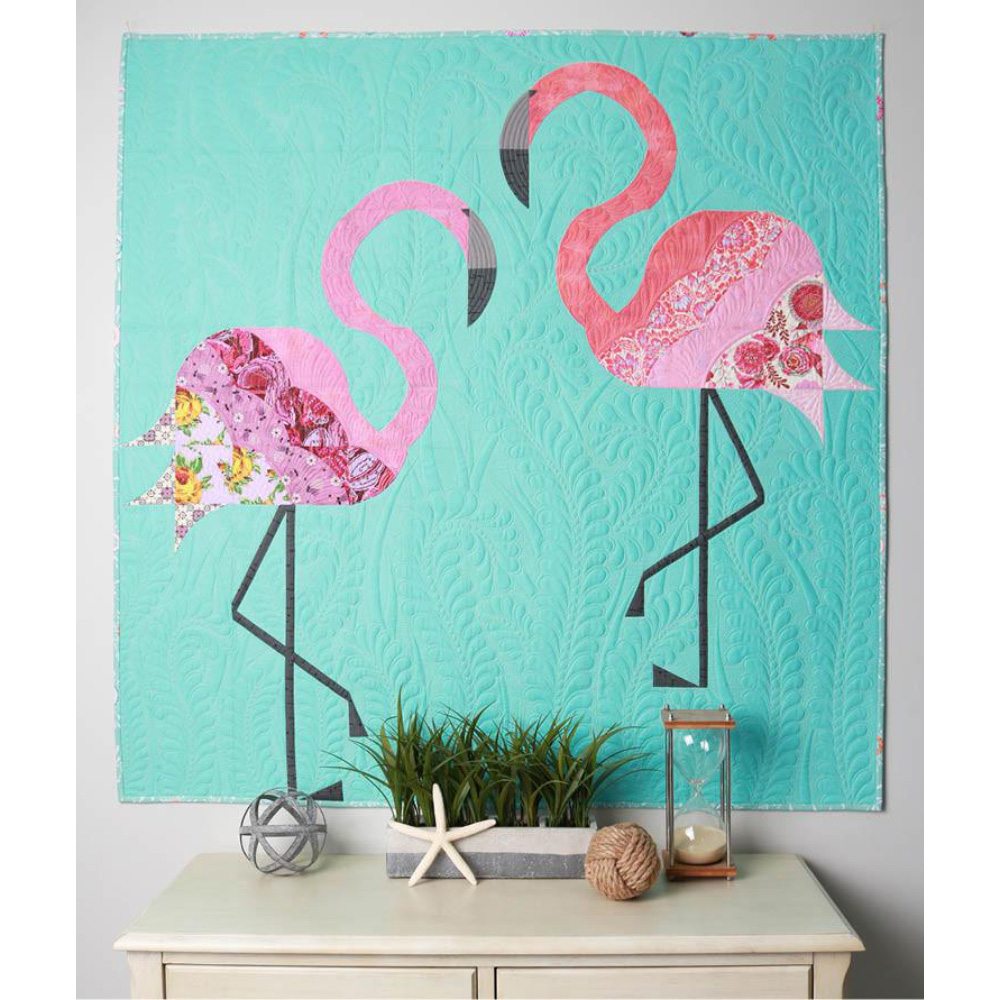 Mod Flamingos Quilt Pattern image # 82653